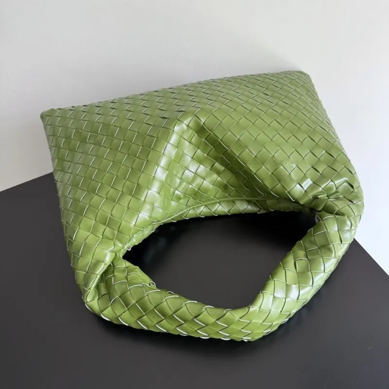 Bottega Veneta Green Intrecciato Top Handle Bag - Image 5