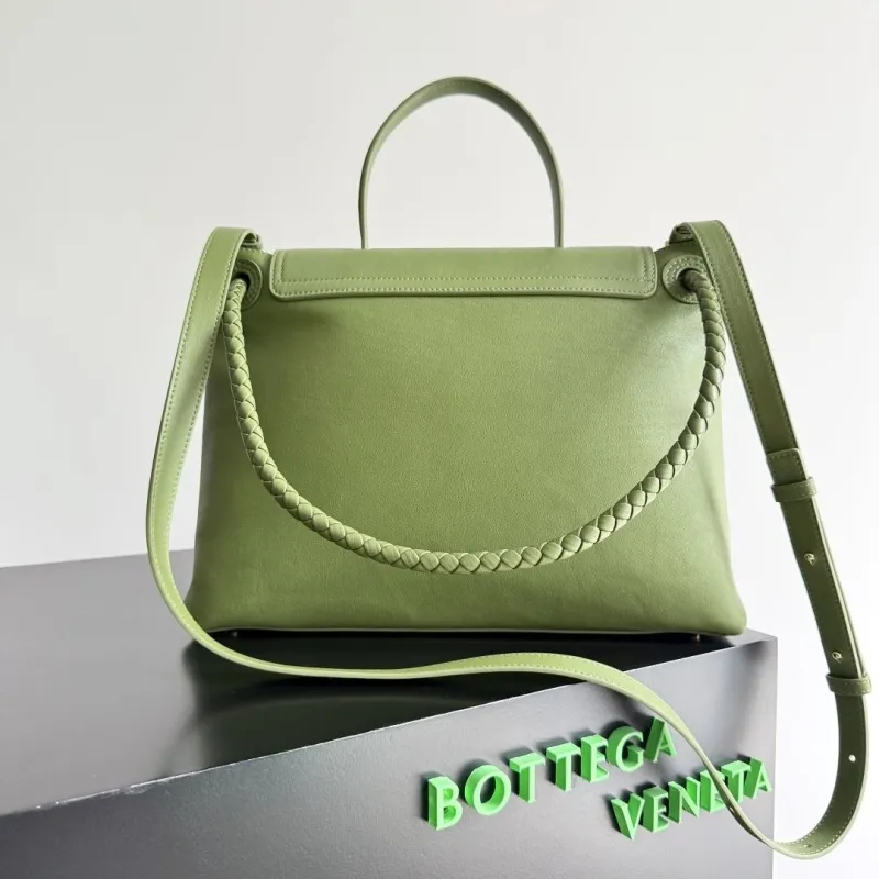 Alternative view of Bottega Veneta Green Top Handle Crossbody Bag 121