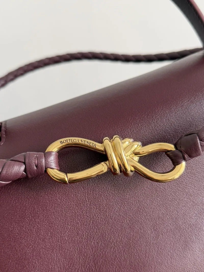 Bottega Veneta Burgundy Top Handle Bag 123 - Image 6