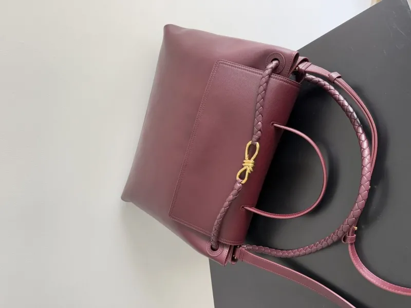 Bottega Veneta Burgundy Top Handle Bag 123 - Image 7