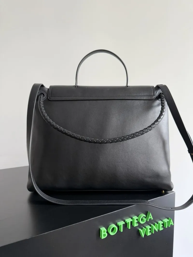 Alternative view of Bottega Veneta Black Top Handle Bag 124