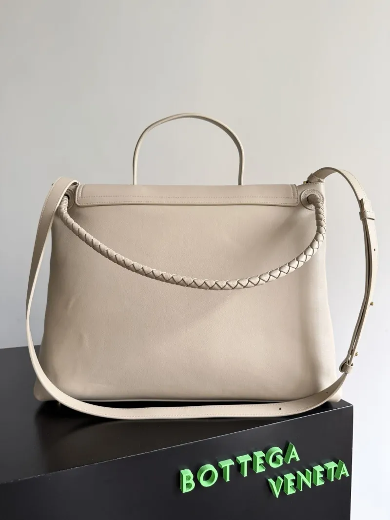 Alternative view of Bottega Veneta Beige Top Handle Shoulder Bag