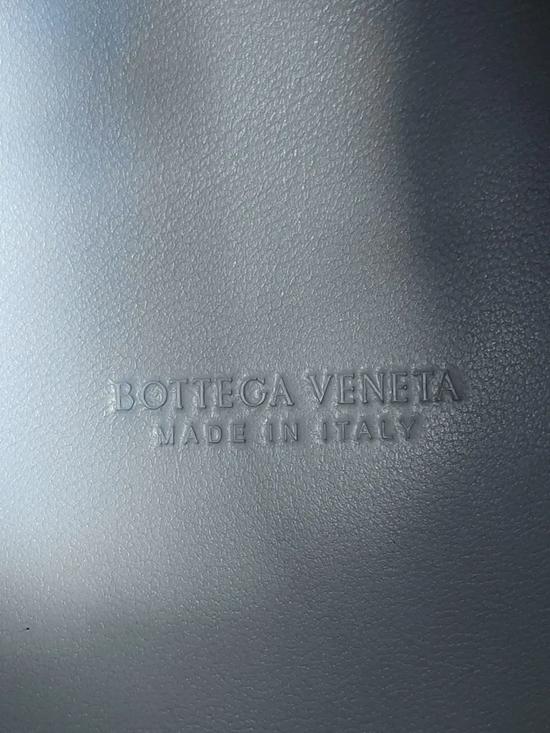 Bottega Veneta Light Blue Woven Top Handle Bag - Image 7