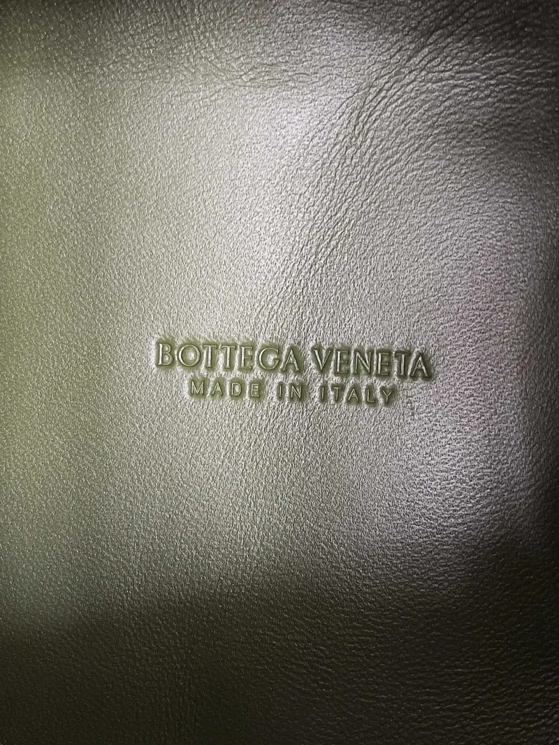 Bottega Veneta Olive Green Woven Leather Top Handle Bag - Image 7