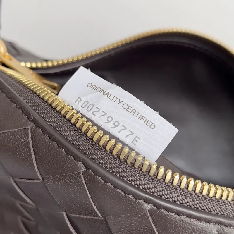 Bottega Veneta Brown Woven Leather Top Handle Bag 148 - Image 8