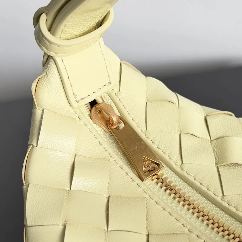 Bottega Veneta Pale Yellow Top Handle Bag - Image 6
