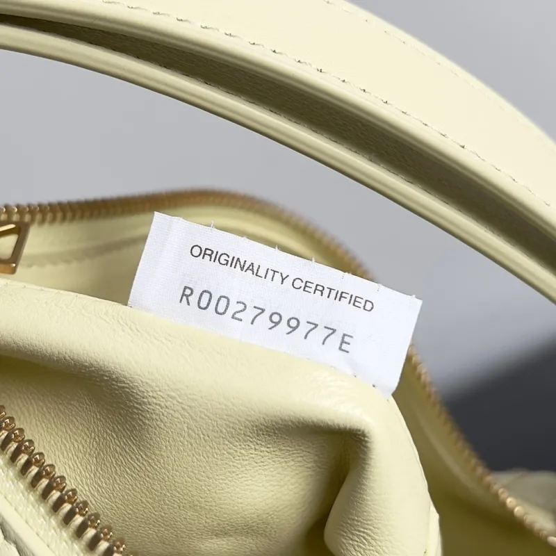 Bottega Veneta Pale Yellow Top Handle Bag - Image 8