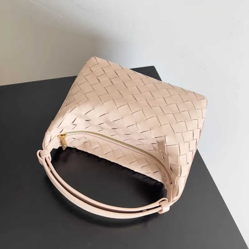 Bottega Veneta Nude Intrecciato Top Handle Bag 150 - Image 6