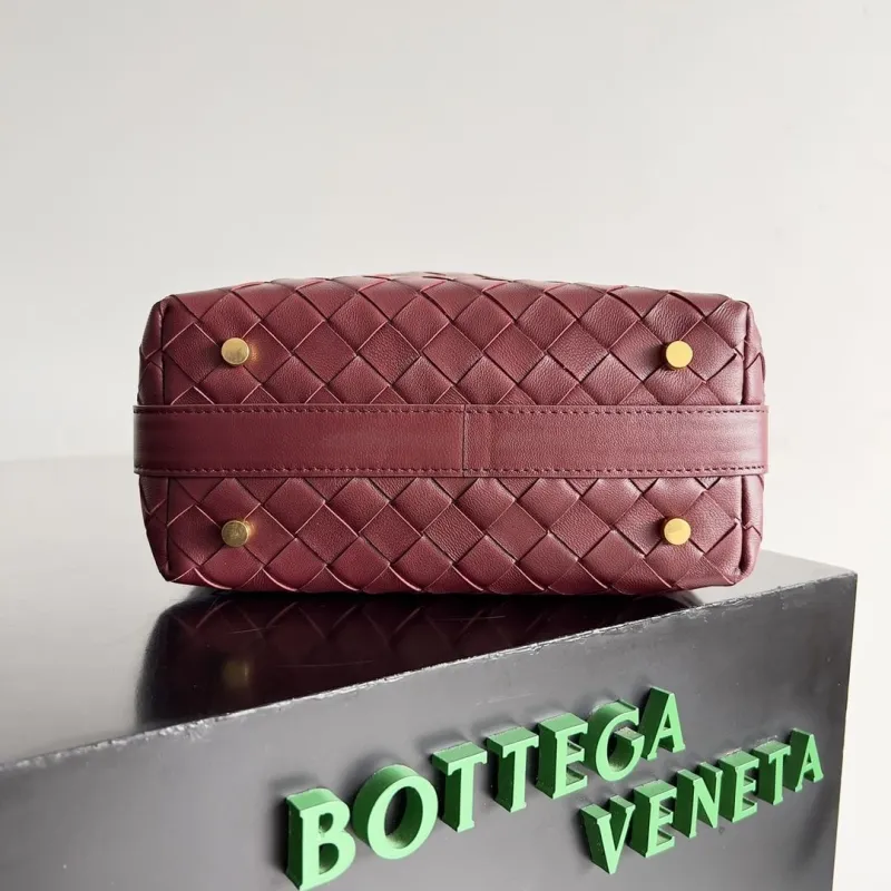 Bottega Veneta Burgundy Top Handle Bag 156 - Image 3