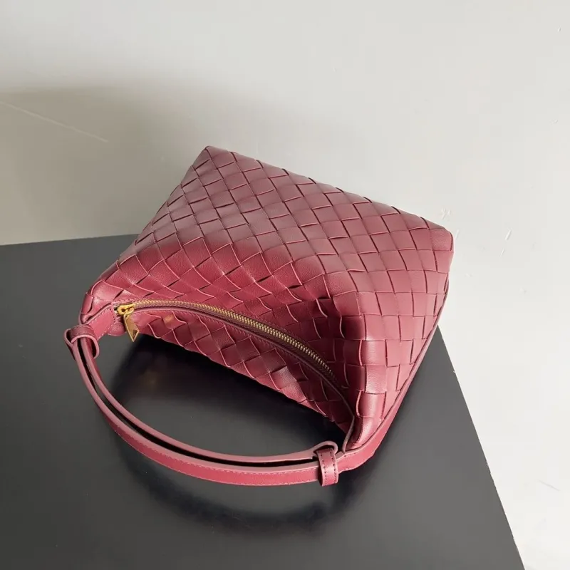 Bottega Veneta Burgundy Top Handle Bag 156 - Image 5