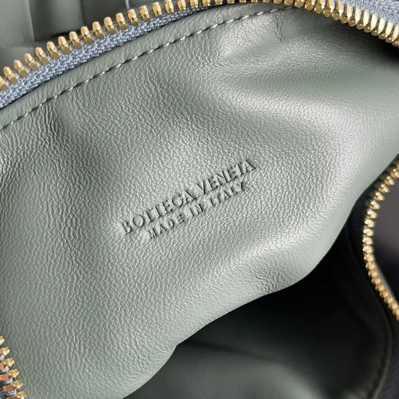 Bottega Veneta Intreccio Woven Top Handle Bag Sage Green 157 - Image 7