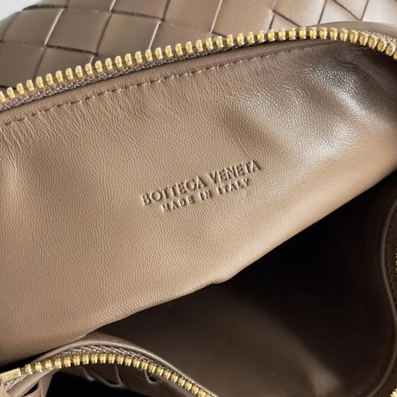 Bottega Veneta Taupe Intrecciato Top Handle Bag 159 - Image 7