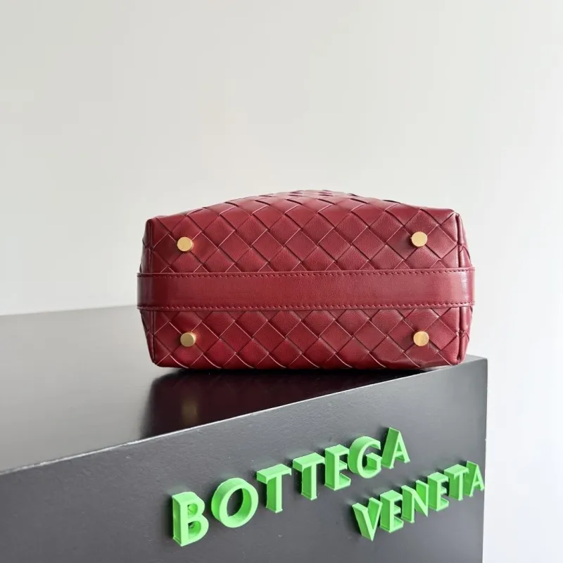 Bottega Veneta Burgundy Top Handle Bag 164 - Image 3