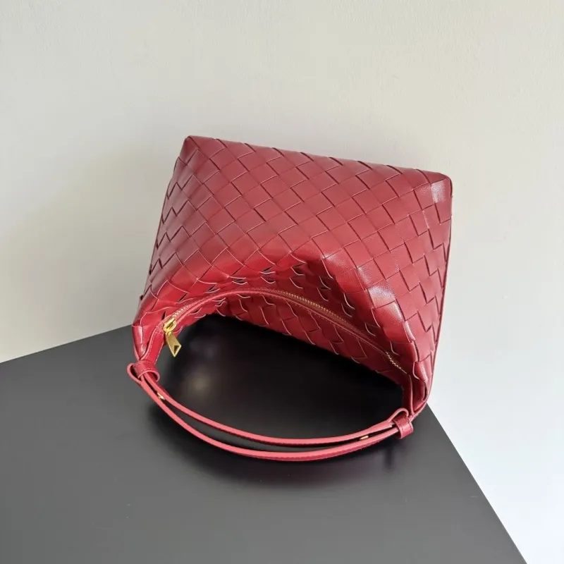 Bottega Veneta Burgundy Top Handle Bag 164 - Image 6