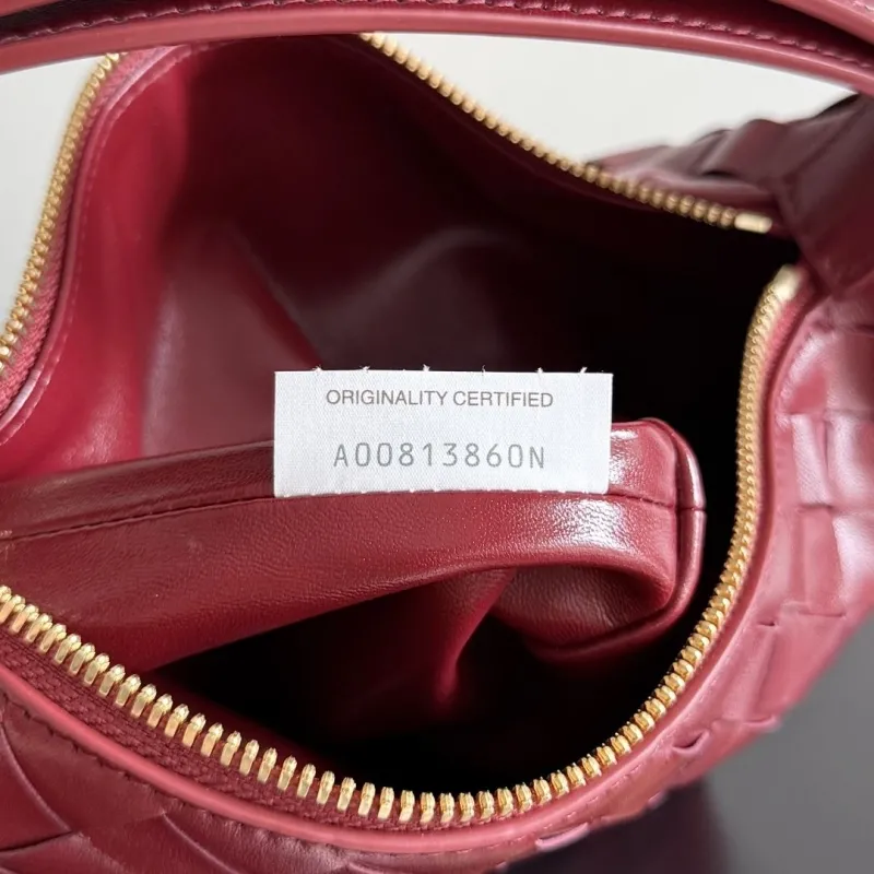 Bottega Veneta Burgundy Top Handle Bag 164 - Image 8