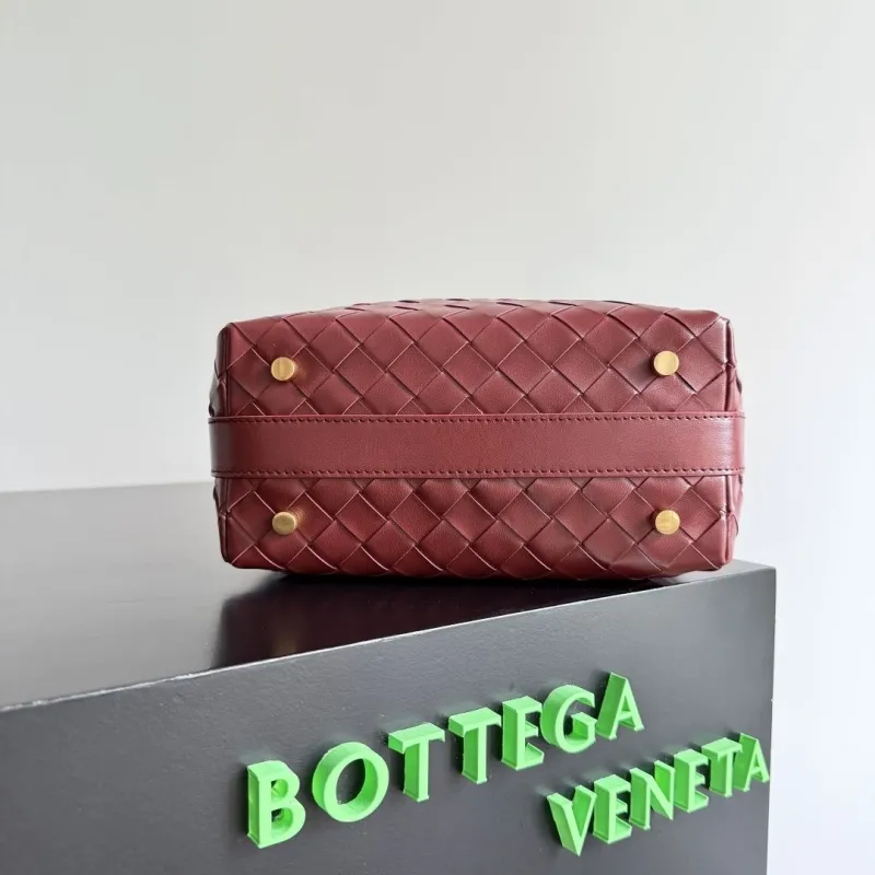 Bottega Veneta Burgundy Top Handle Bag 165 - Image 3