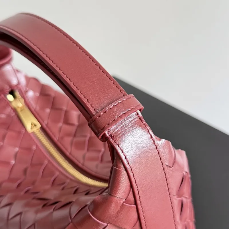 Bottega Veneta Burgundy Top Handle Bag 165 - Image 4
