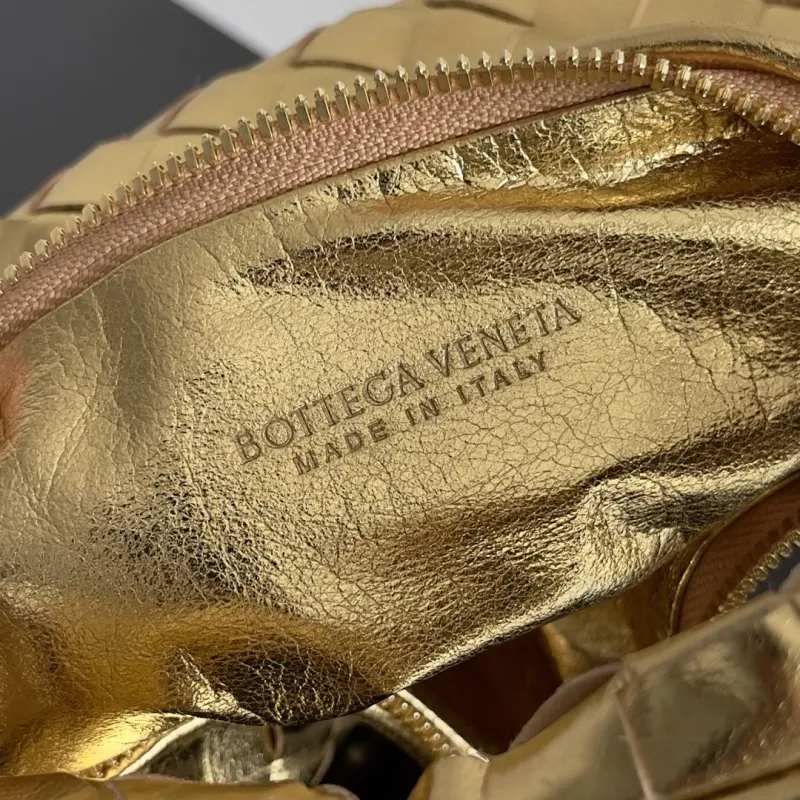 Bottega Veneta Gold Woven Mini Top Handle Bag - Image 7