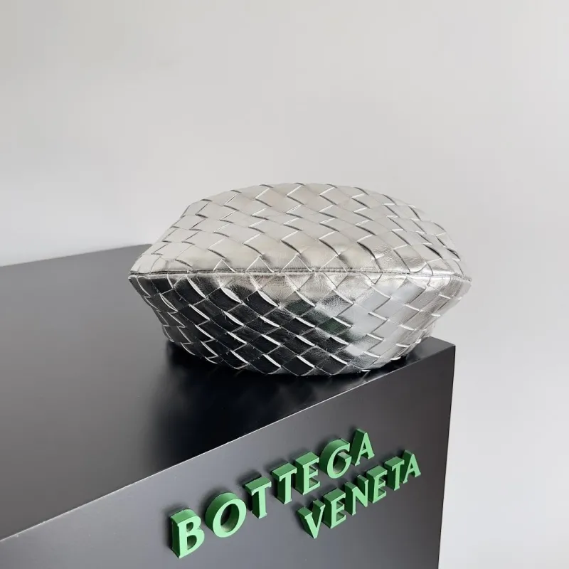 Alternative view of Bottega Veneta Silver Mini Top Handle Bag
