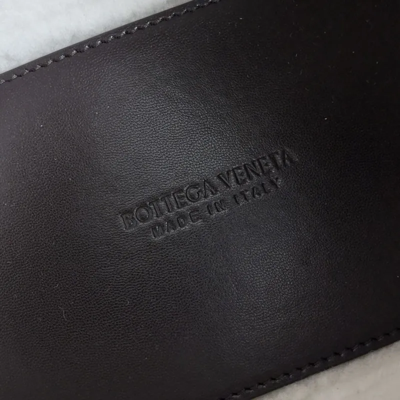 Bottega Veneta Dark Brown Shearling Top Handle Bag 180 - Image 7