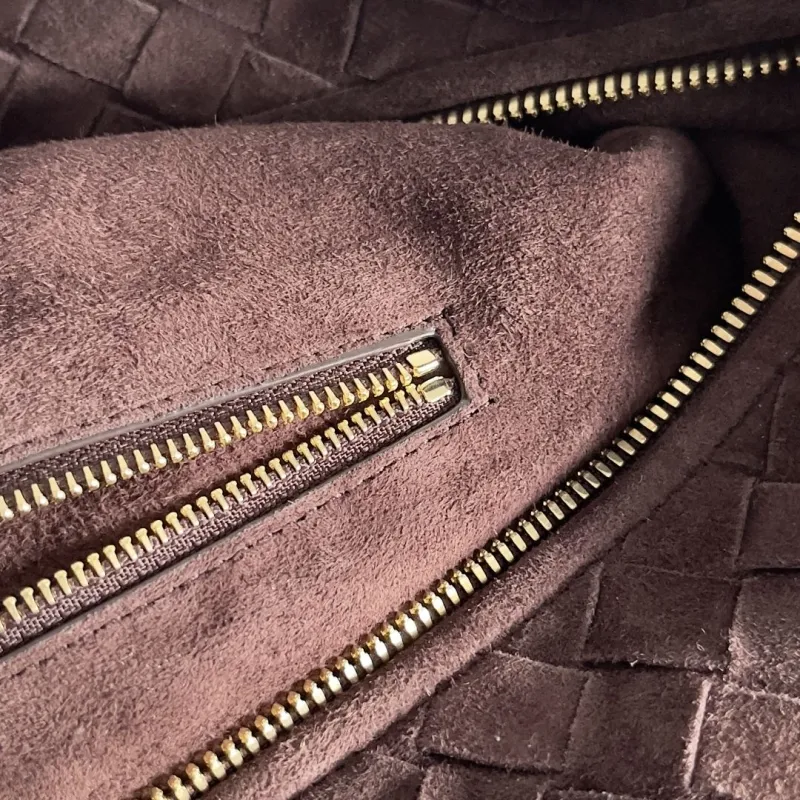 Bottega Veneta Brown Woven Top Handle Bag 182 - Image 8