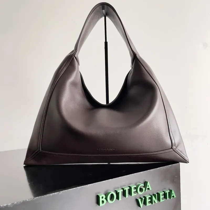 Bottega Veneta Dark Brown Top Handle Bag 184