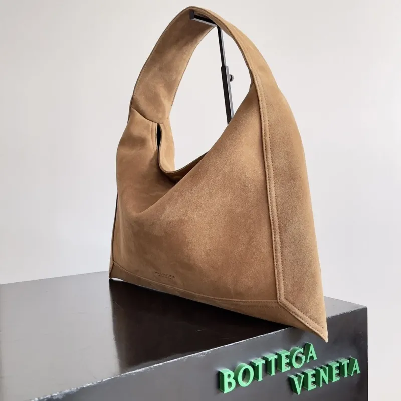 Alternative view of Bottega Veneta Tan Suede Hobo Bag