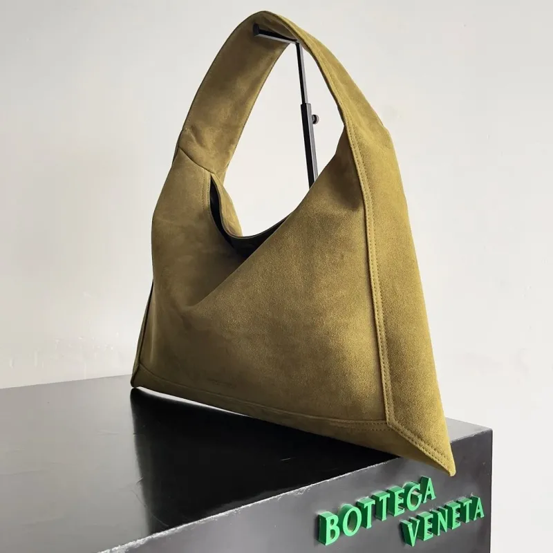 Alternative view of Bottega Veneta Olive Suede Hobo Bag 186