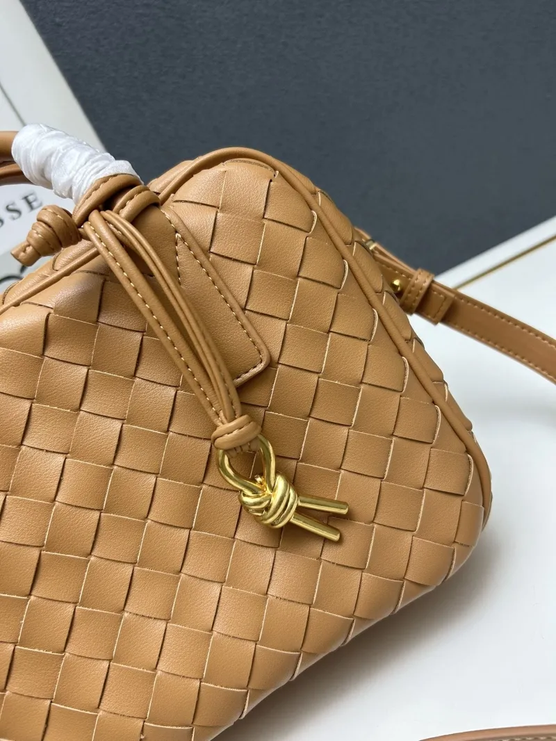 Bottega Veneta Tan Top Handle Crossbody Bag S07002 - Image 6