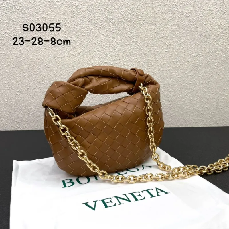 Alternative view of Bottega Veneta Brown Woven Top Handle Bag S03055