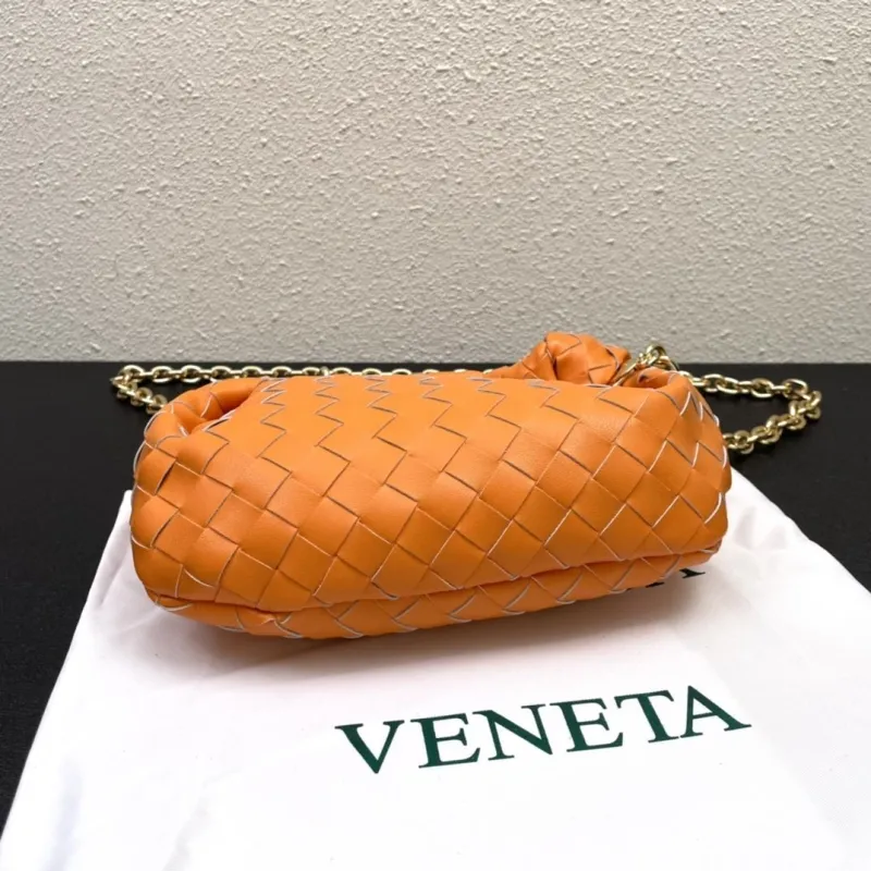Bottega Veneta Orange Woven Top Handle Bag S03055 - Image 7