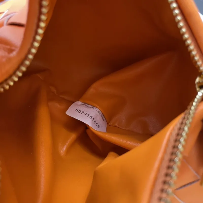 Bottega Veneta Orange Woven Top Handle Bag S03055 - Image 8