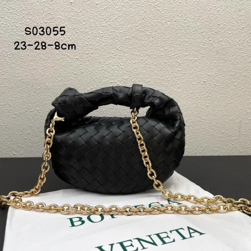 Alternative view of Bottega Veneta Black Woven Top Handle Bag S03055