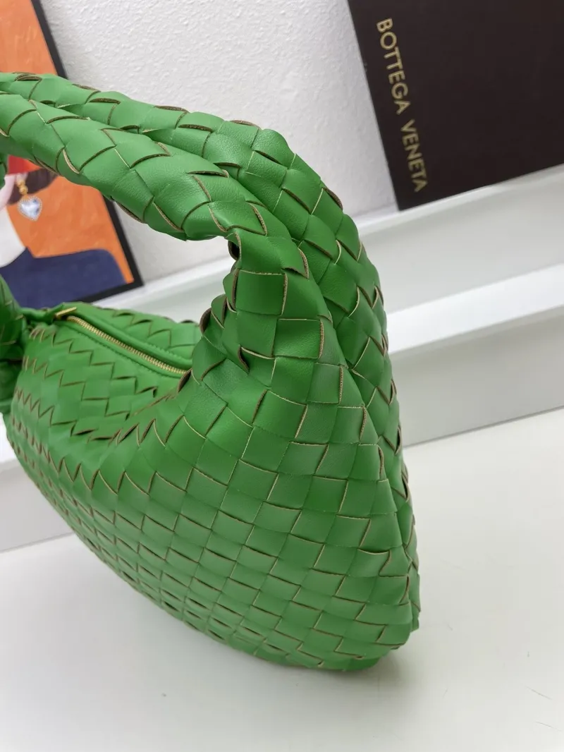 Bottega Veneta Green Woven Top Handle Bag S03055 36cm - Image 5