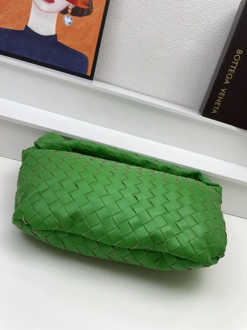 Bottega Veneta Green Woven Top Handle Bag S03055 36cm - Image 6