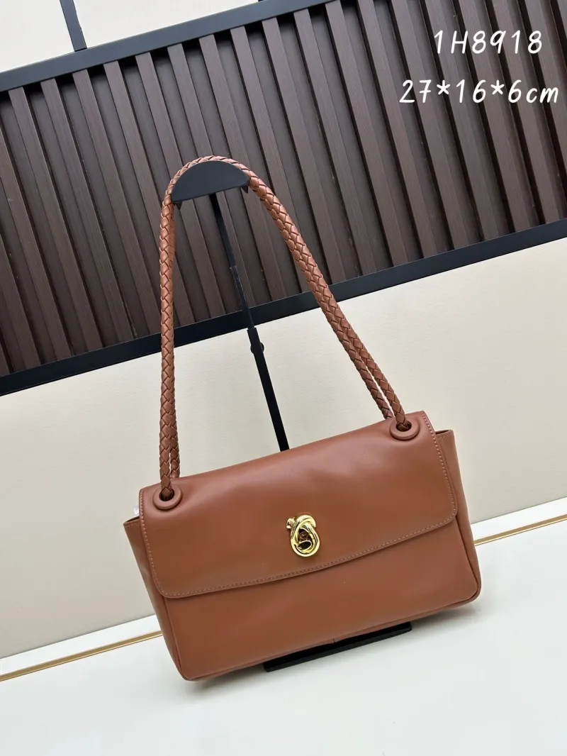 BV Brown Top Handle Shoulder Bag 1H8918