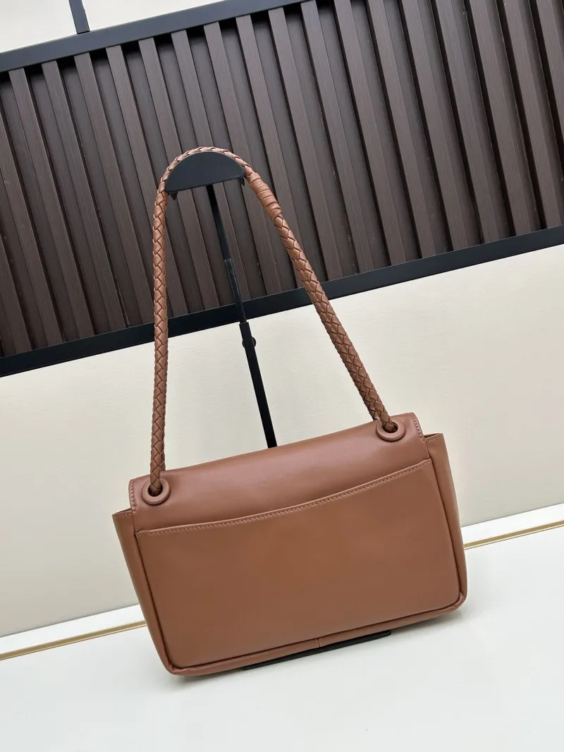 Alternative view of BV Brown Top Handle Shoulder Bag 1H8918