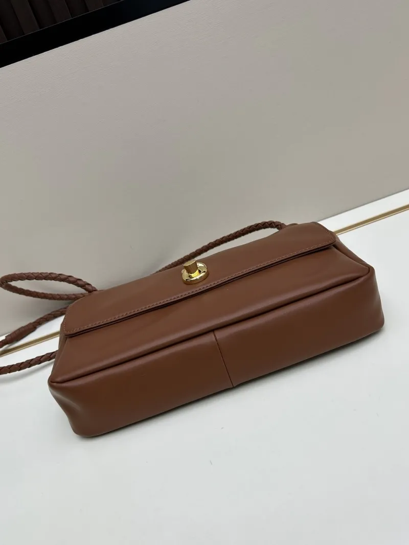 BV Brown Top Handle Shoulder Bag 1H8918 - Image 4