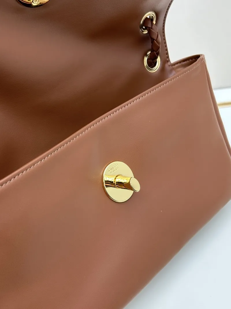 BV Brown Top Handle Shoulder Bag 1H8918 - Image 6