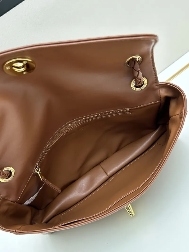 BV Brown Top Handle Shoulder Bag 1H8918 - Image 7