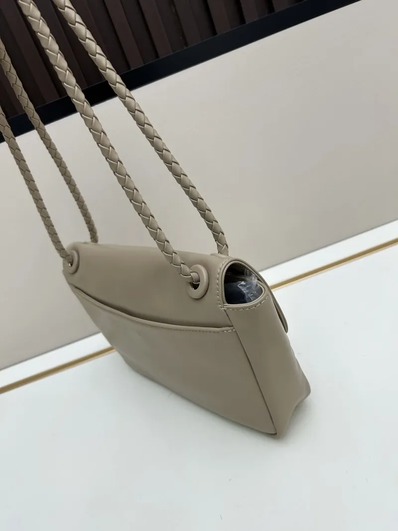 BV Beige Leather Top Handle Shoulder Bag 1H8918 - Image 3