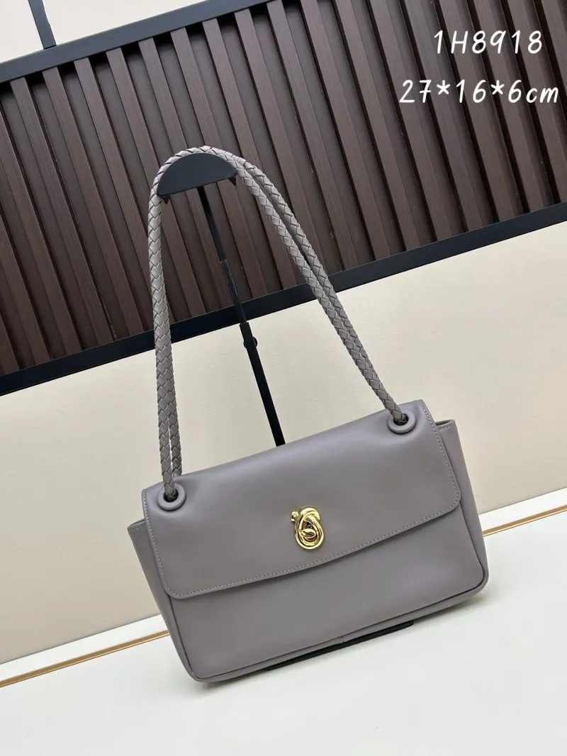 BV 1H8918 Gray Top Handle Bag