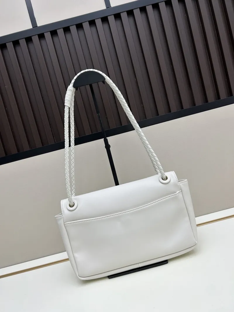 Alternative view of BV White Top Handle Shoulder Bag 1H8918