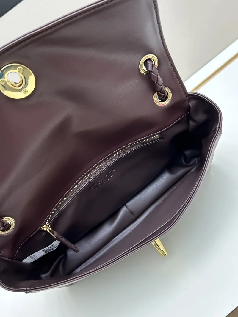 BV Dark Brown Leather Top Handle Bag 223 - Image 5
