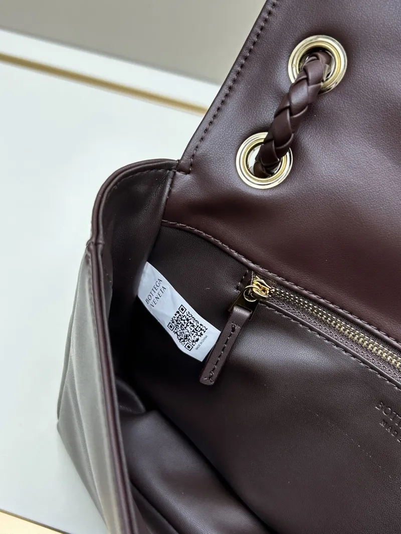 BV Dark Brown Leather Top Handle Bag 223 - Image 6