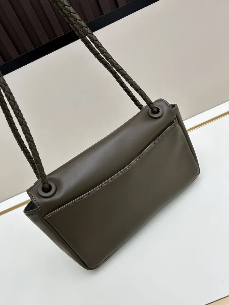 BV Dark Brown Top Handle Bag 224