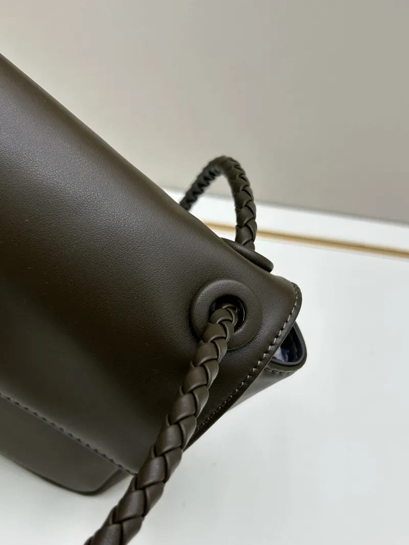 BV Dark Brown Top Handle Bag 224 - Image 3