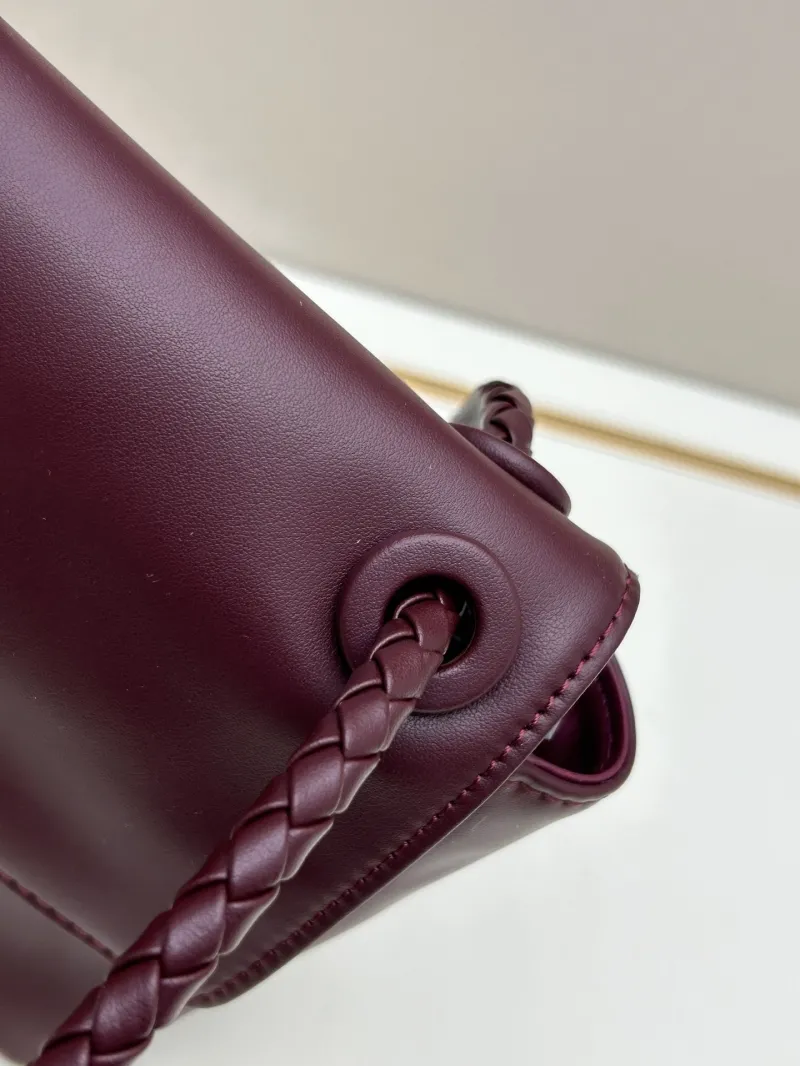 Burgundy BV Top Handle Bag Model 226 - Image 4