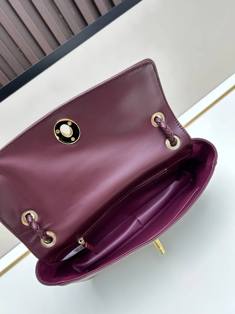 Burgundy BV Top Handle Bag Model 226 - Image 6