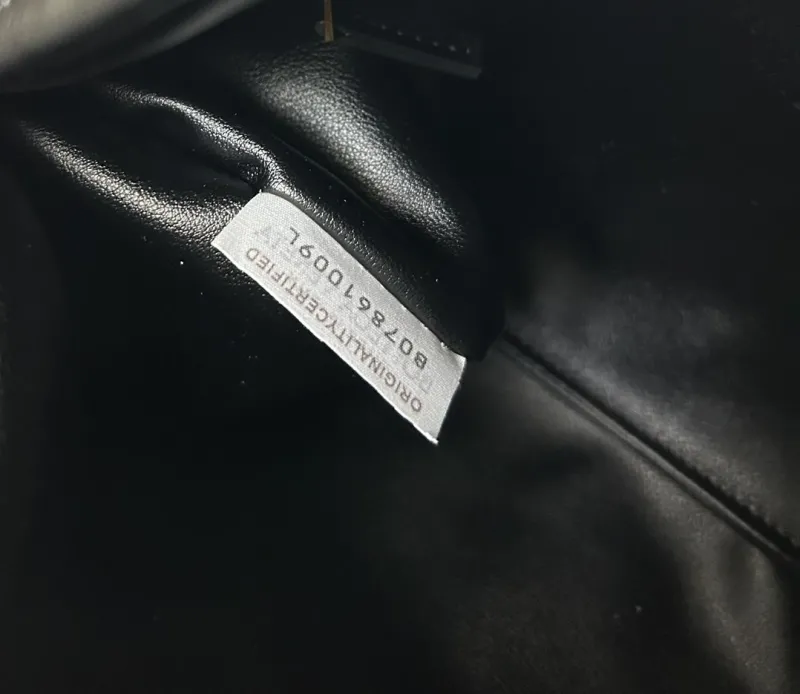 BV Black Woven Top Handle Bag S07872 - Image 9